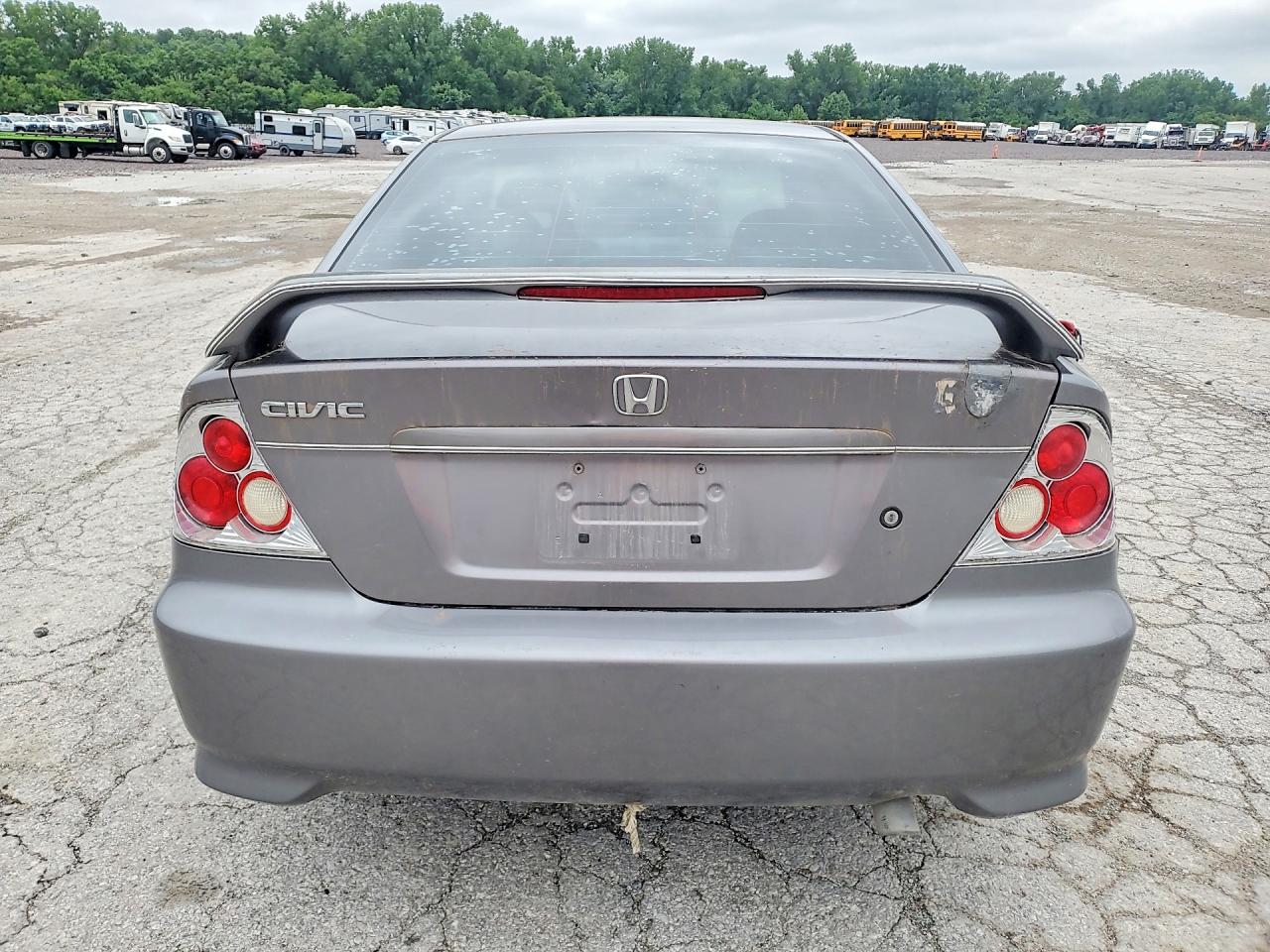2004 Honda Civic Ex Серебряный vin: 1HGEM21984L085565
