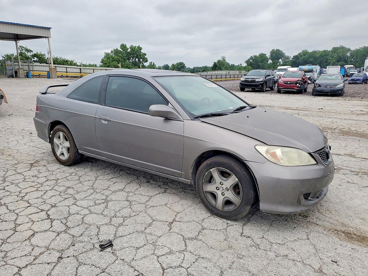2004 Honda Civic Ex Серебряный vin: 1HGEM21984L085565