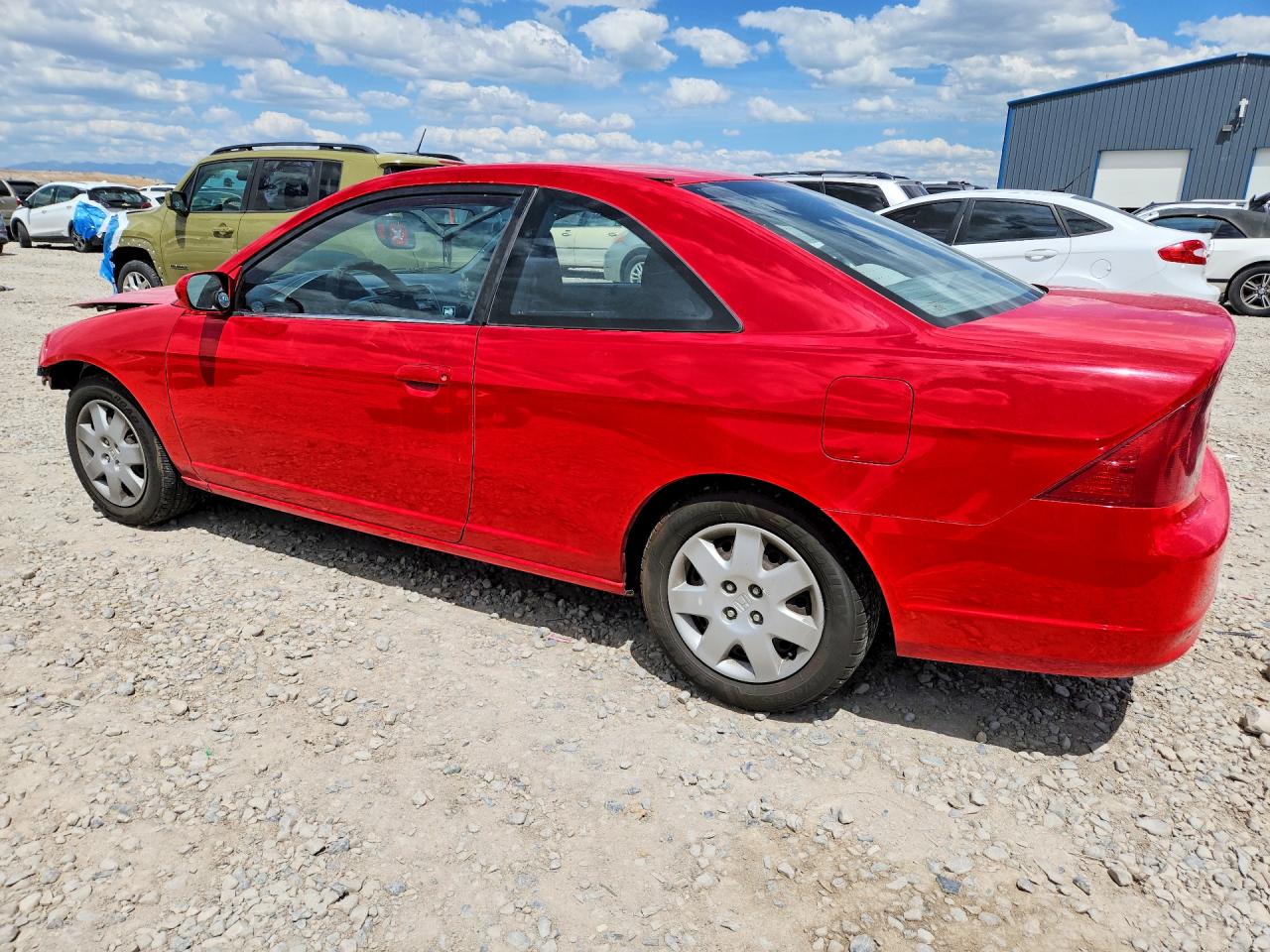 2001 Honda Civic Si Red vin: 1HGEM219X1L021121