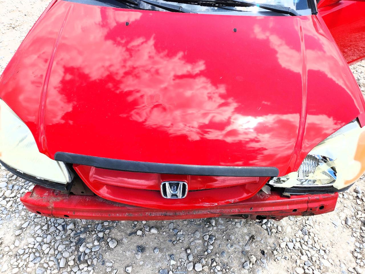 2001 Honda Civic Si Red vin: 1HGEM219X1L021121