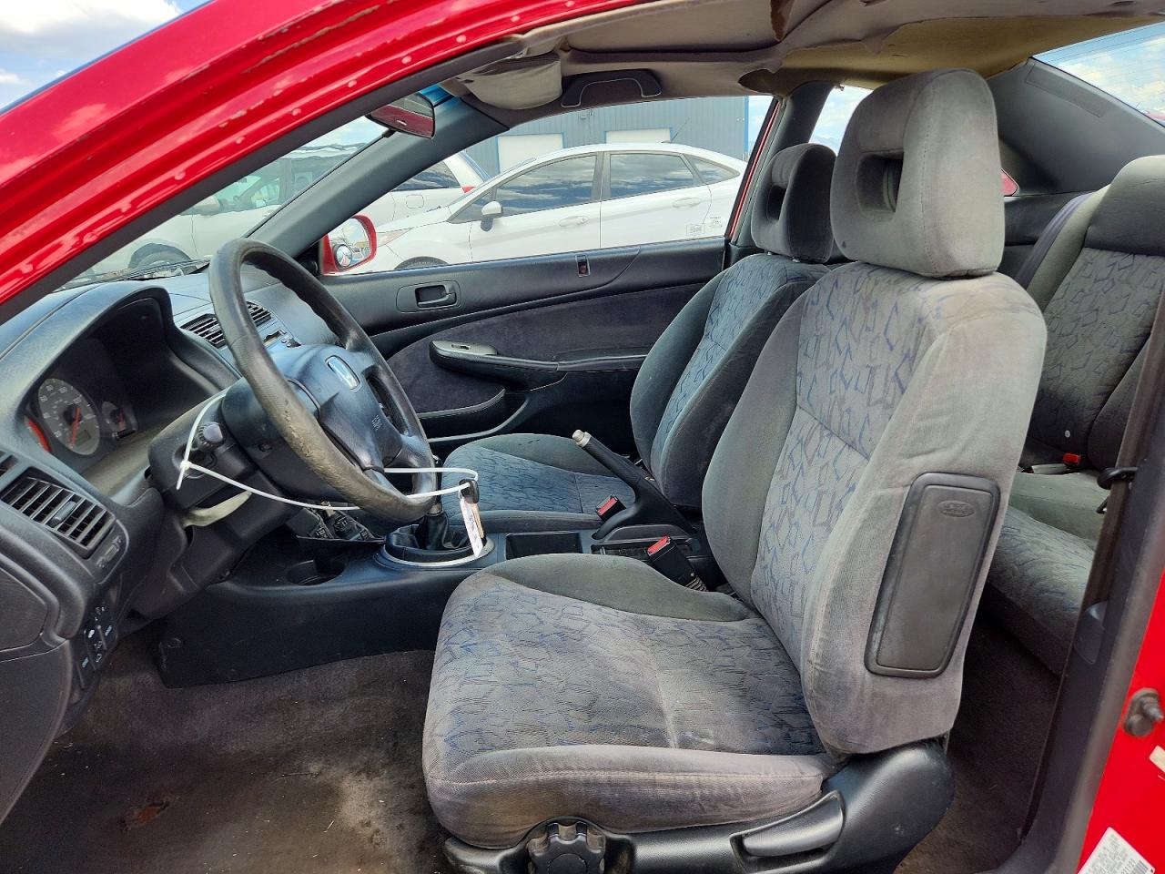 2001 Honda Civic Si Red vin: 1HGEM219X1L021121