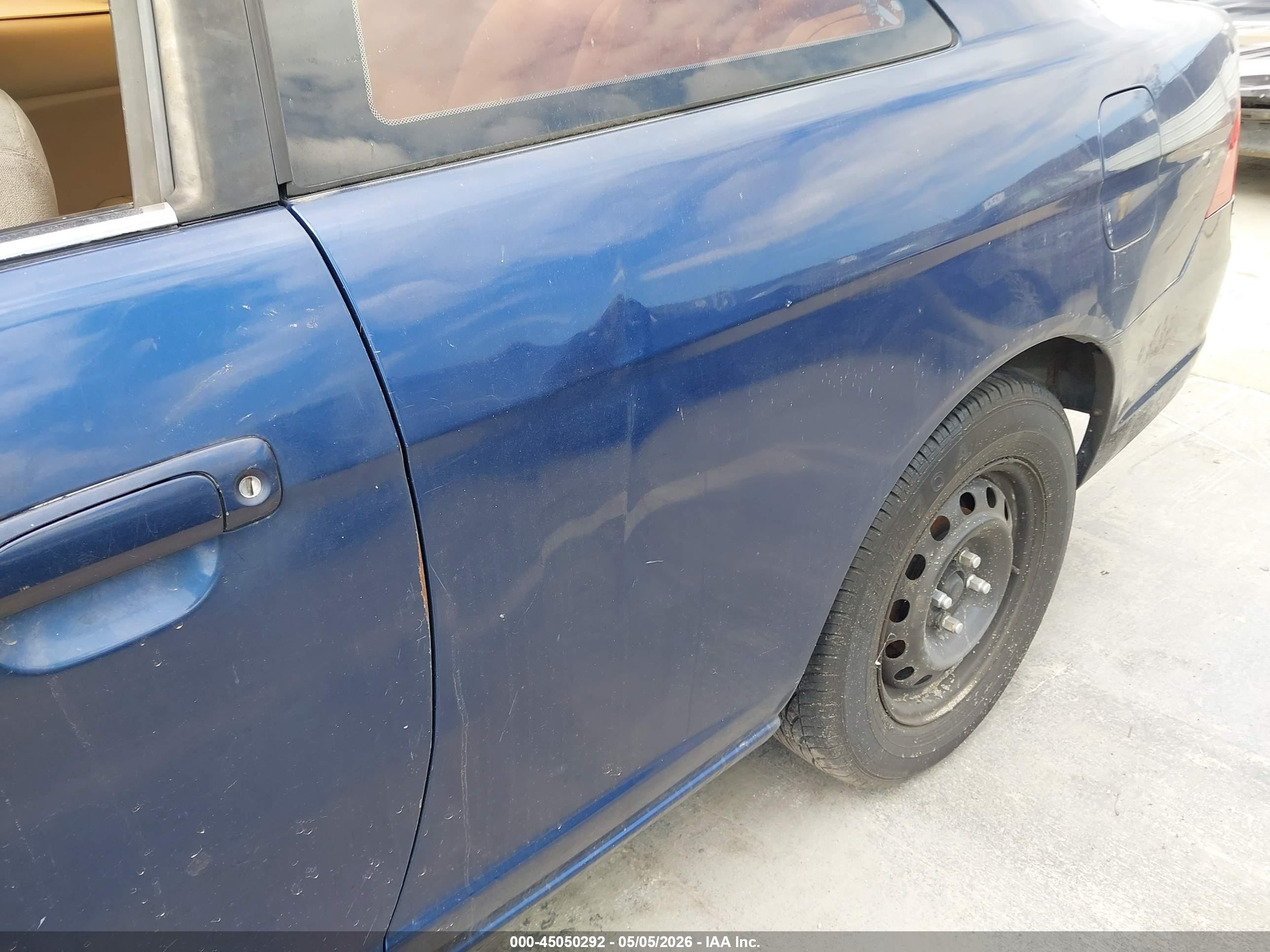 2001 Honda Civic Ex Синий vin: 1HGEM219X1L034578