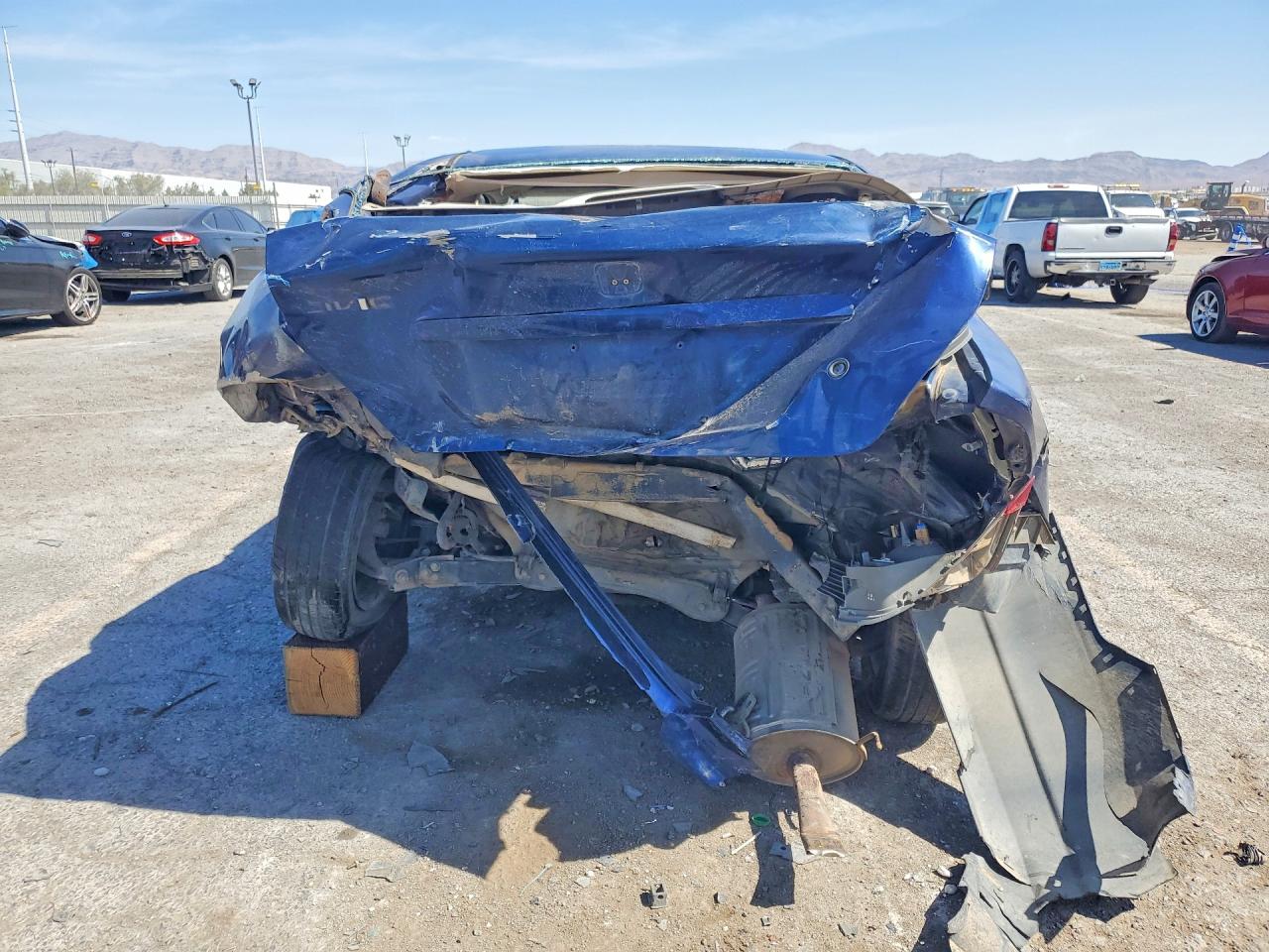 2002 Honda Civic Ex Blue vin: 1HGEM219X2L047705