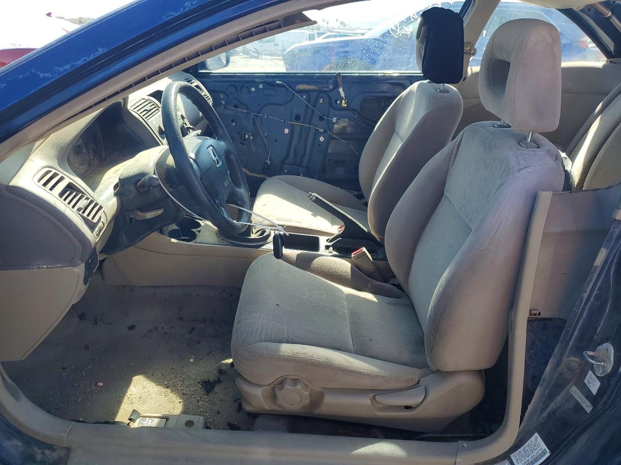 2002 Honda Civic Ex Blue vin: 1HGEM219X2L047705
