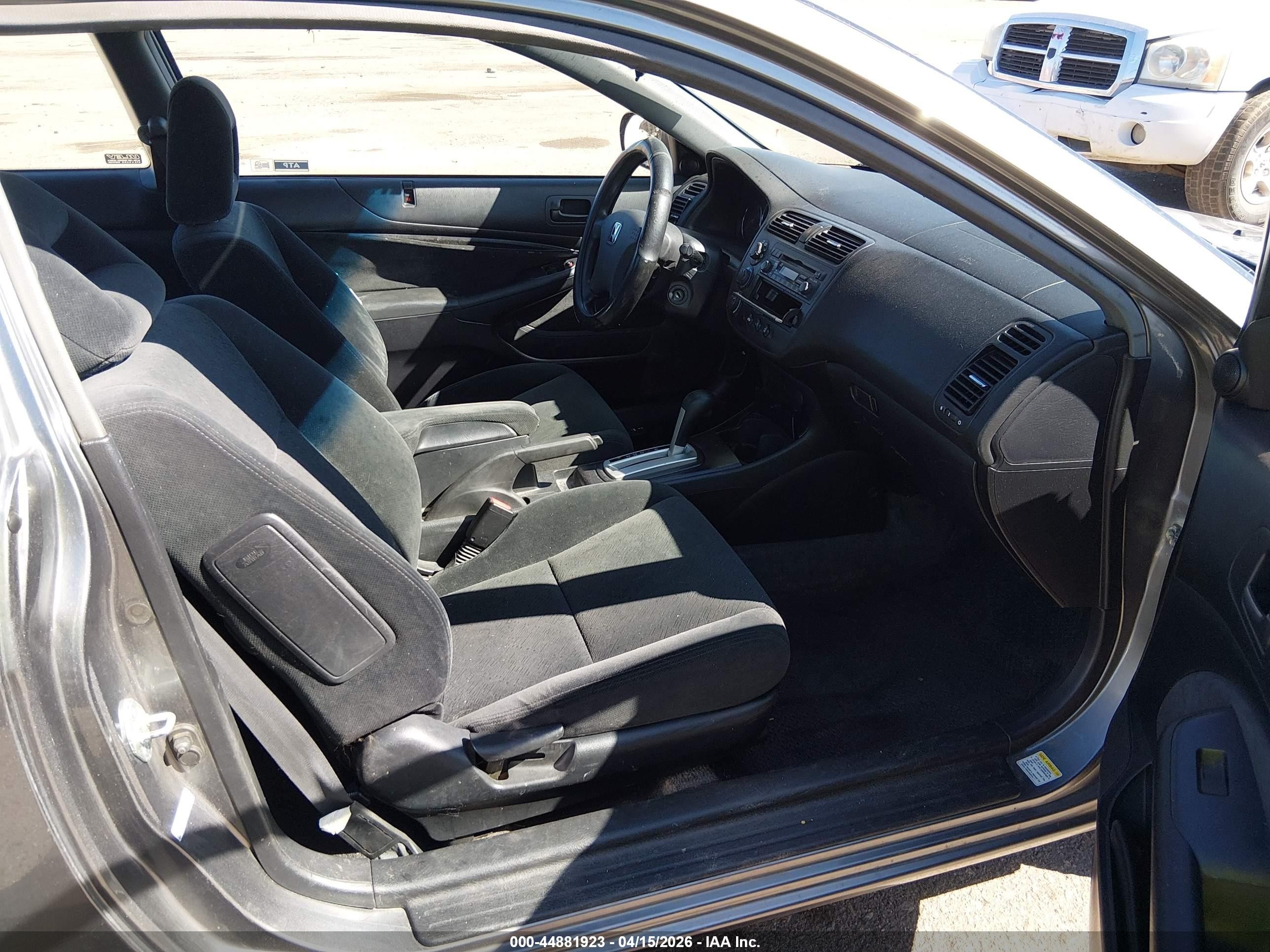 2004 Honda Civic Ex Gray vin: 1HGEM22044L007946