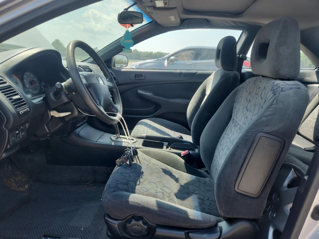 2002 Honda Civic Ex Gray vin: 1HGEM22072L080323