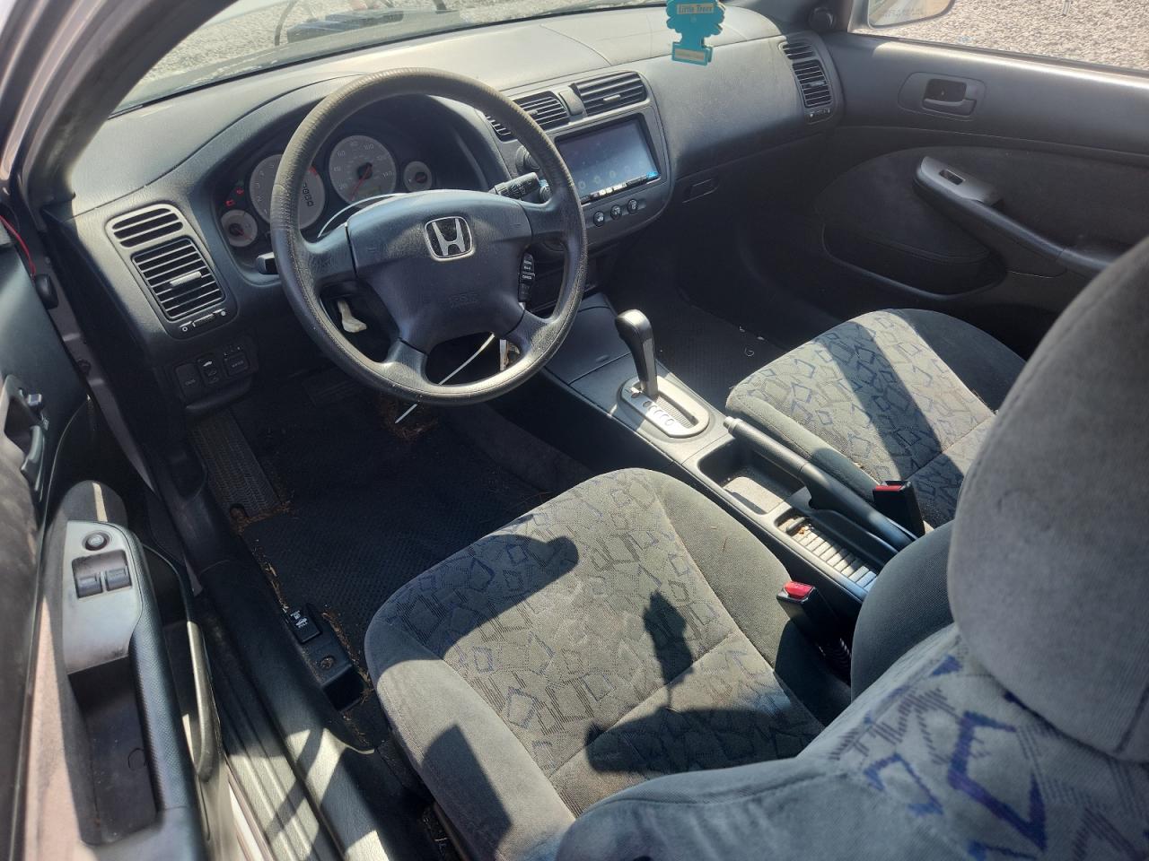 2002 Honda Civic Ex Gray vin: 1HGEM22072L080323