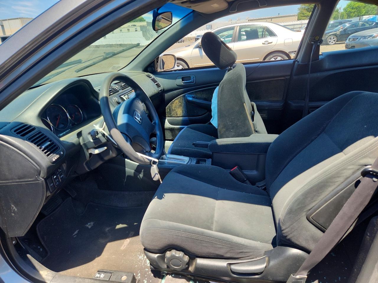 2005 Honda Civic Ex Gray vin: 1HGEM22075L053403