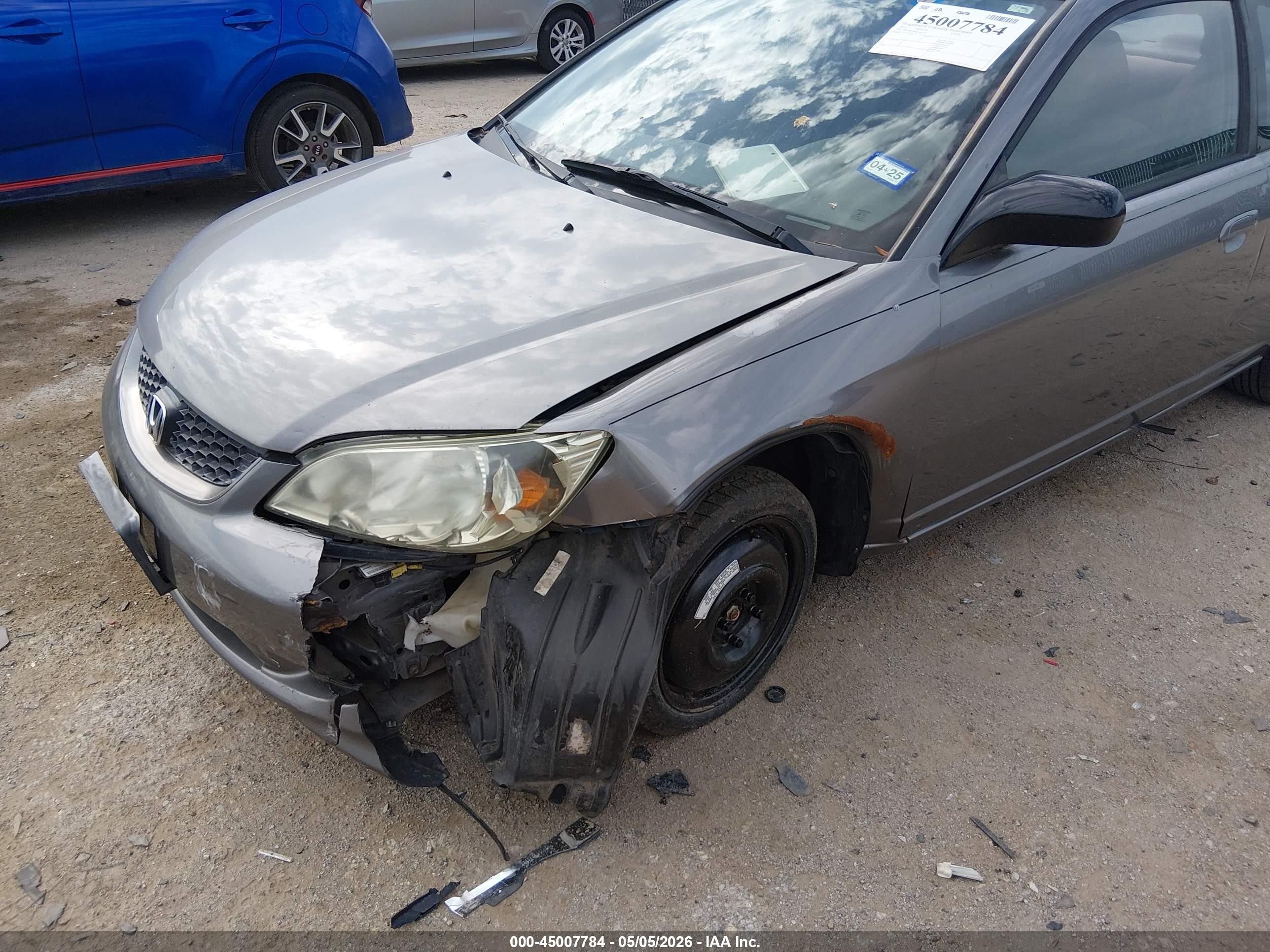 2004 Honda Civic Ex Champagne vin: 1HGEM22084L062707