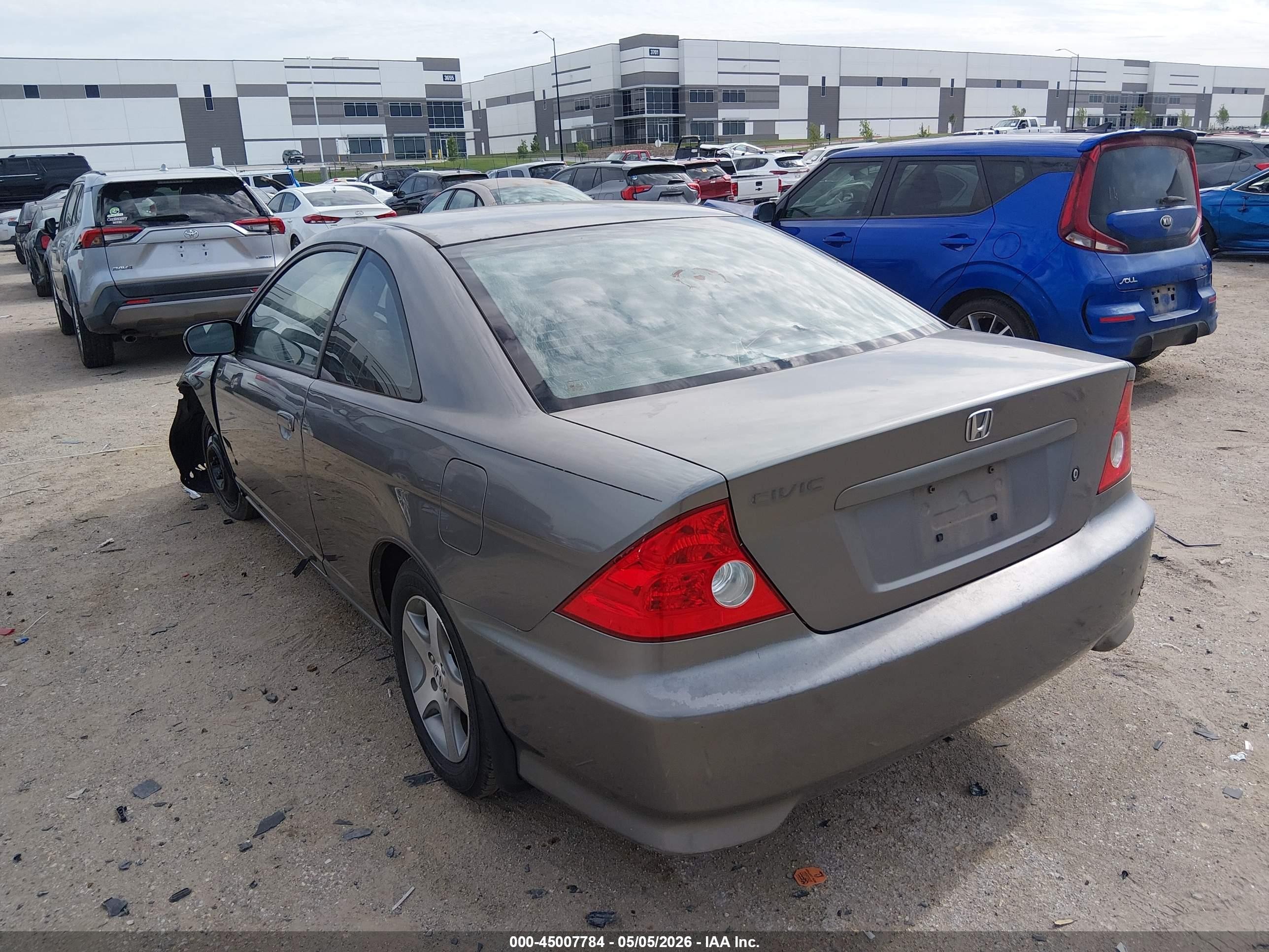 2004 Honda Civic Ex Champagne vin: 1HGEM22084L062707