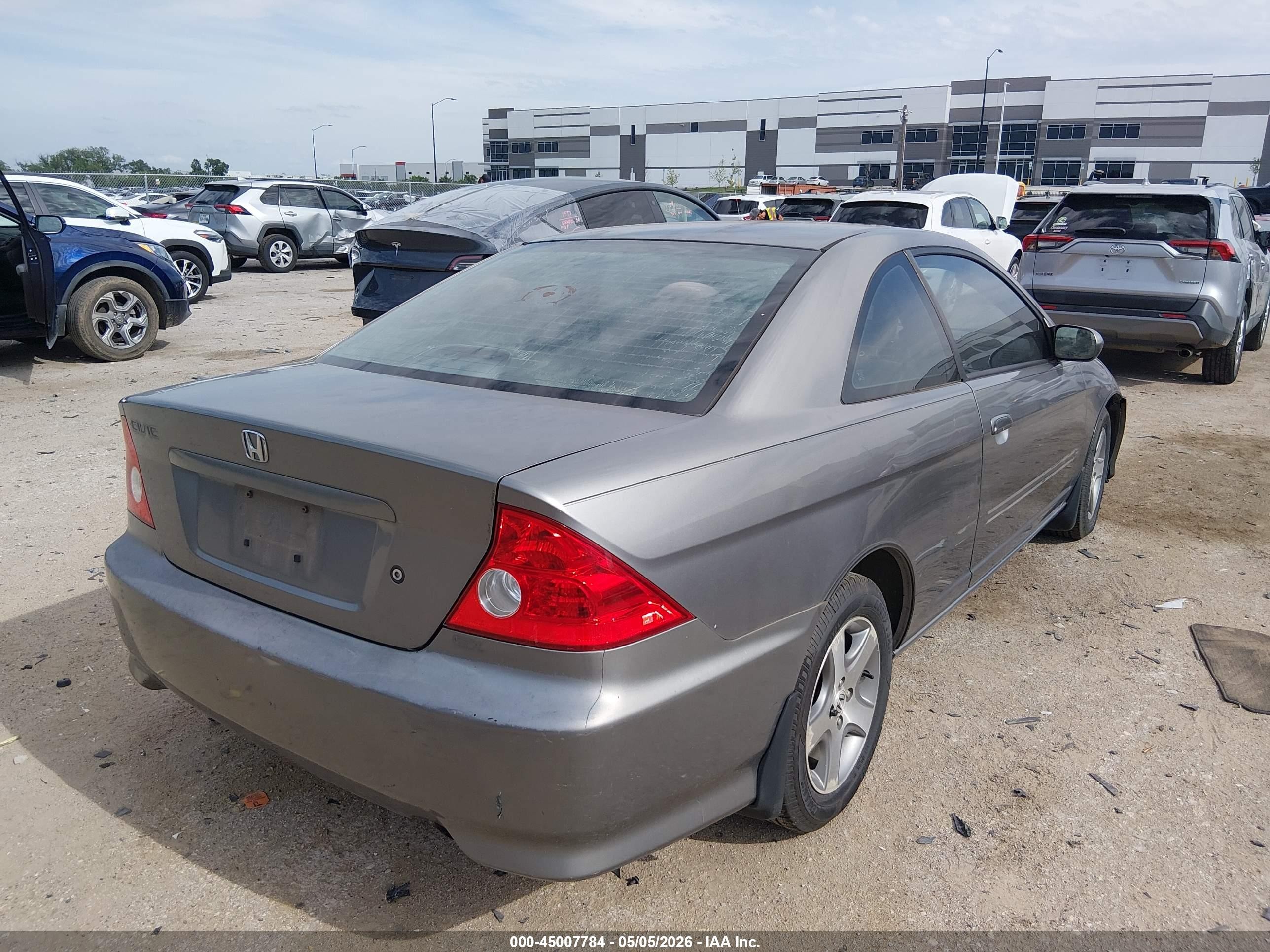 2004 Honda Civic Ex Champagne vin: 1HGEM22084L062707