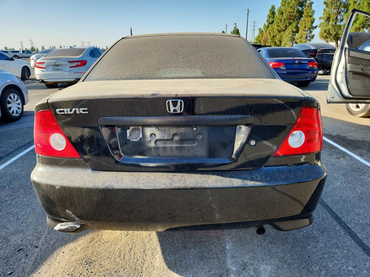 2005 Honda Civic Dx Vp Black vin: 1HGEM22105L062243