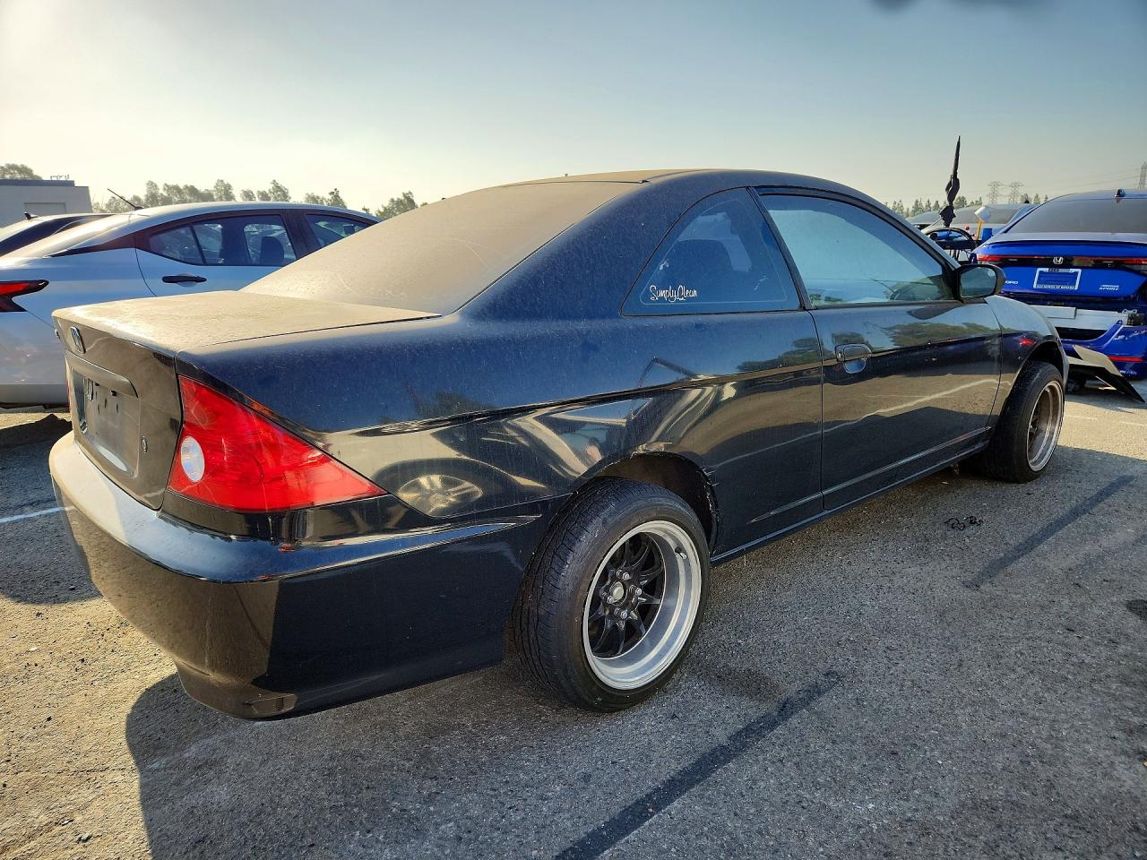 2005 Honda Civic Dx Vp Black vin: 1HGEM22105L062243