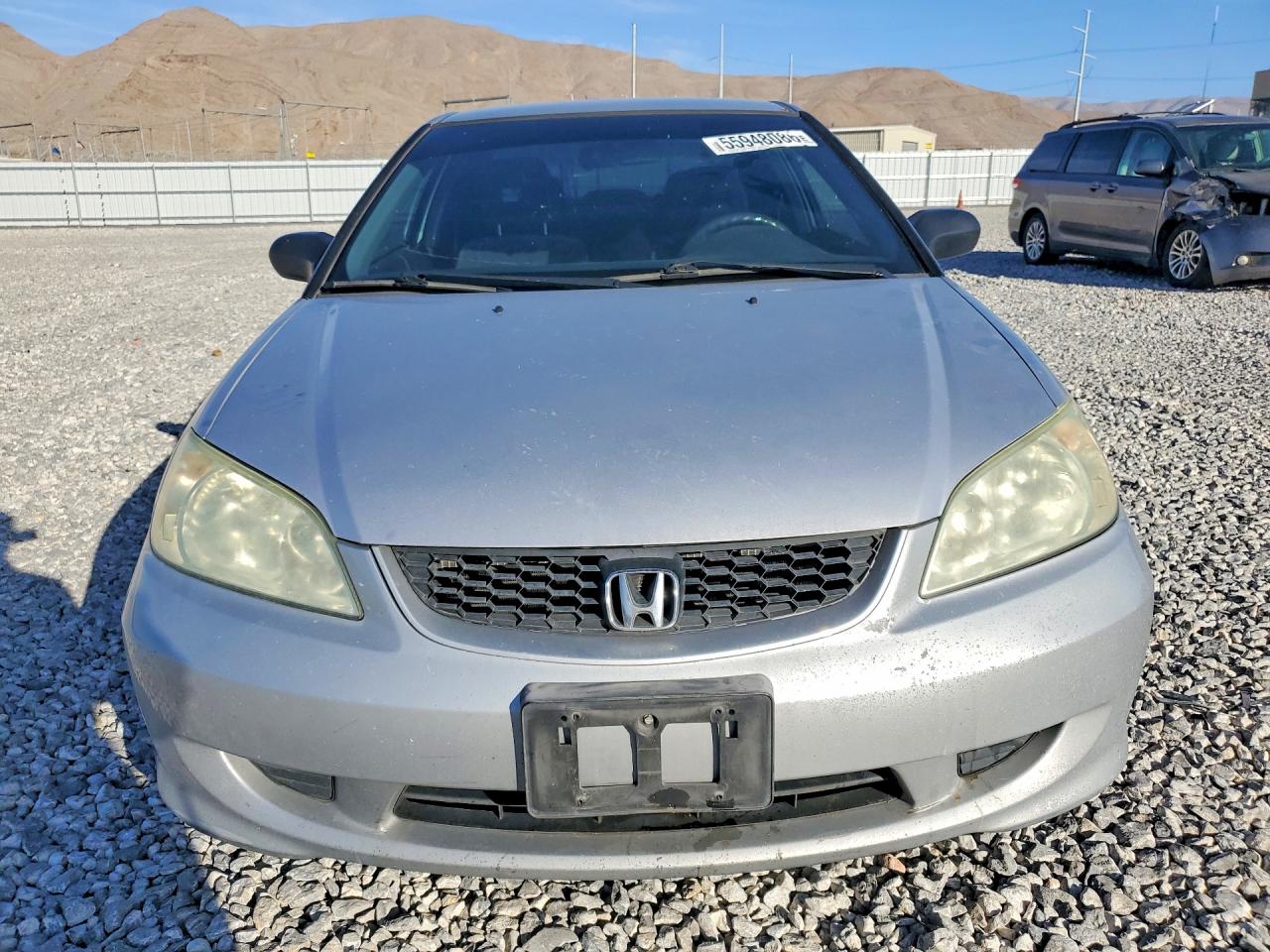 2005 Honda Civic Dx Vp Silver vin: 1HGEM22115L011673