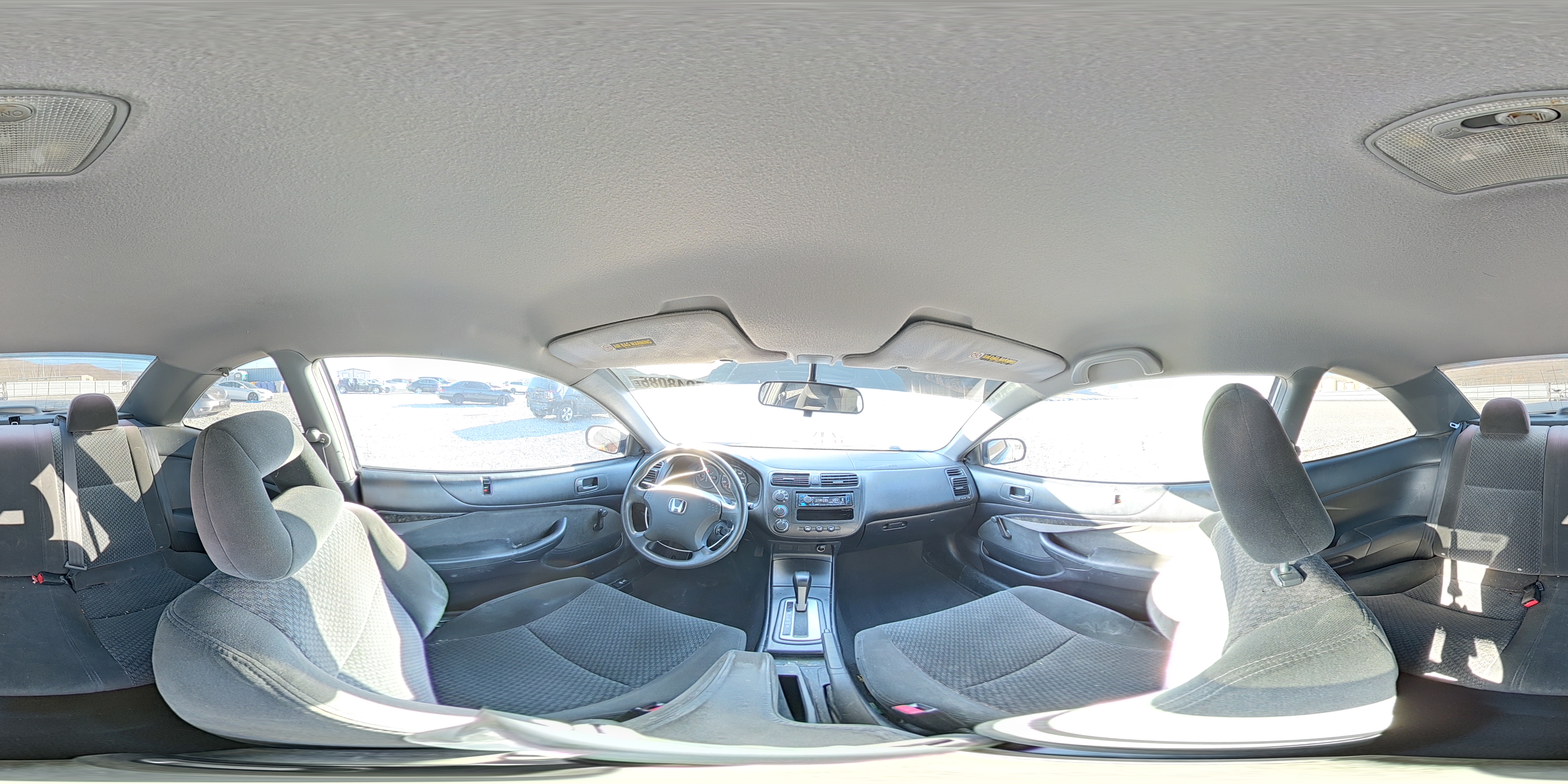 2005 Honda Civic Dx Vp Silver vin: 1HGEM22115L011673