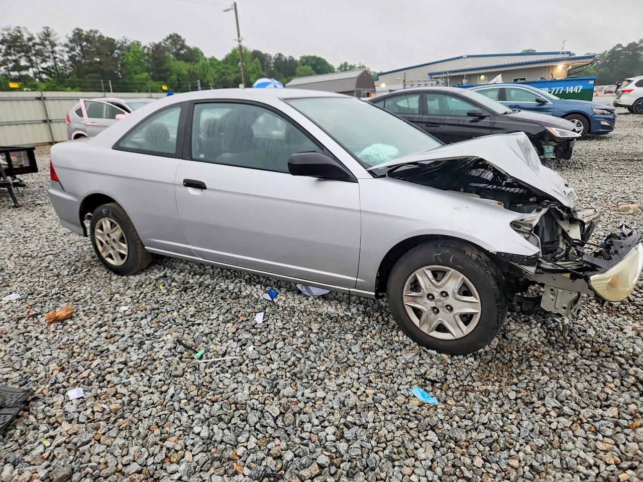 2005 Honda Civic Dx Vp Серебряный vin: 1HGEM22115L019076