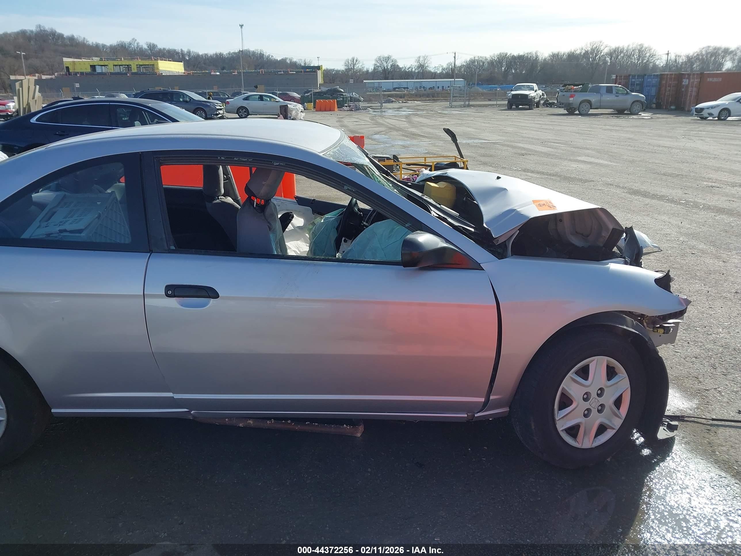 2005 Honda Civic Vp Silver vin: 1HGEM22115L049615