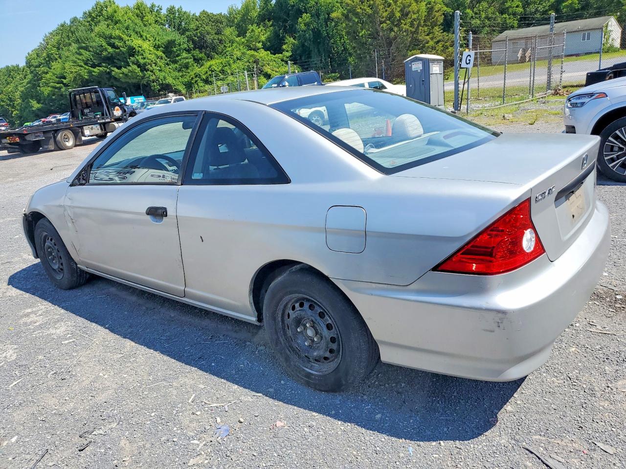 2005 Honda Civic Dx Vp Silver vin: 1HGEM22115L080315