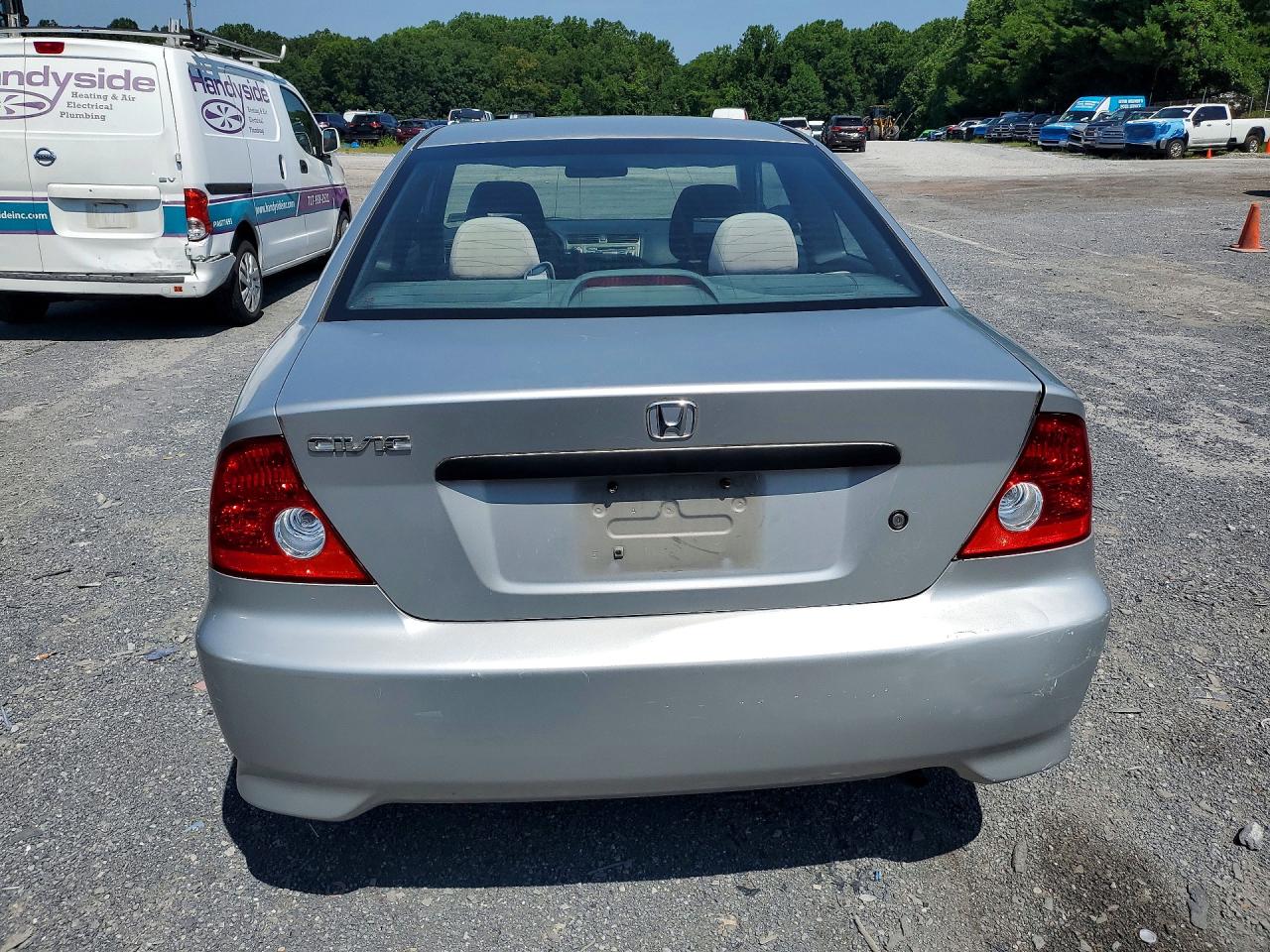 2005 Honda Civic Dx Vp Silver vin: 1HGEM22115L080315