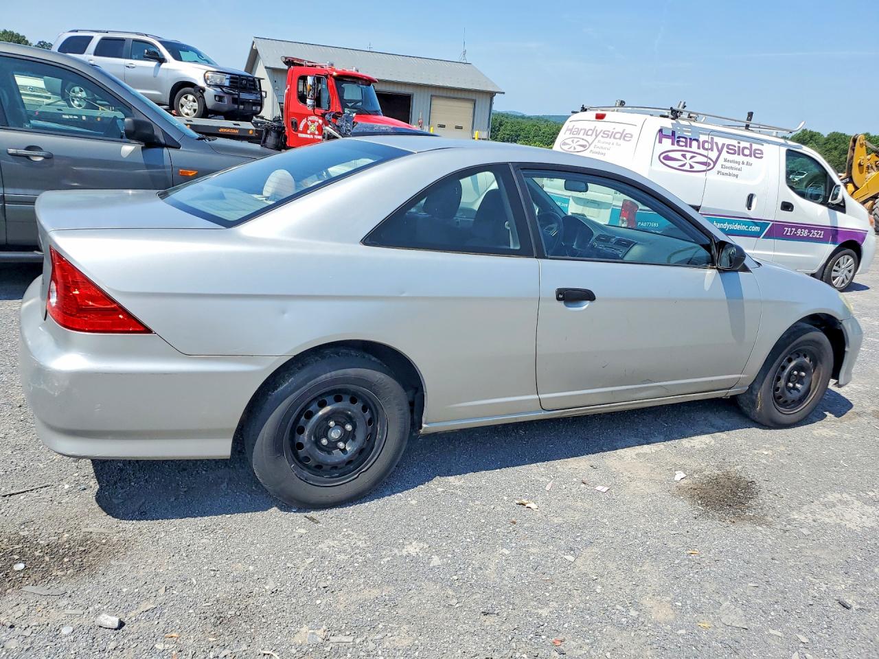 2005 Honda Civic Dx Vp Silver vin: 1HGEM22115L080315