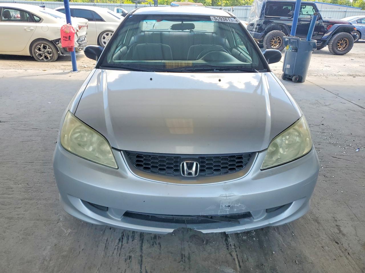 2005 Honda Civic Dx Vp Серый vin: 1HGEM22125L080291