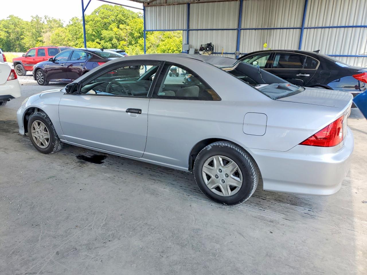 2005 Honda Civic Dx Vp Серый vin: 1HGEM22125L080291