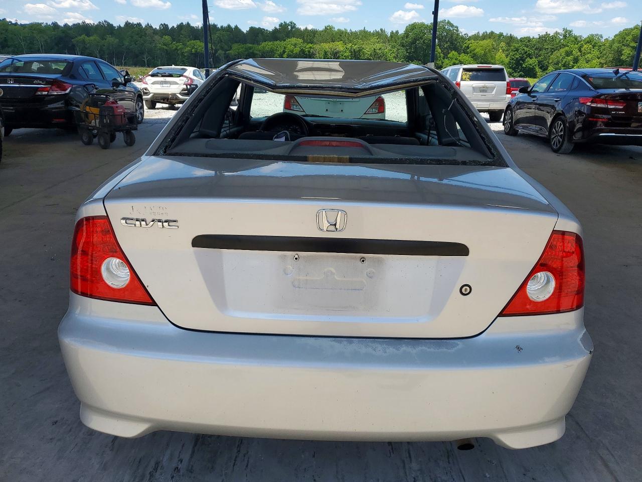 2005 Honda Civic Dx Vp Серый vin: 1HGEM22125L080291
