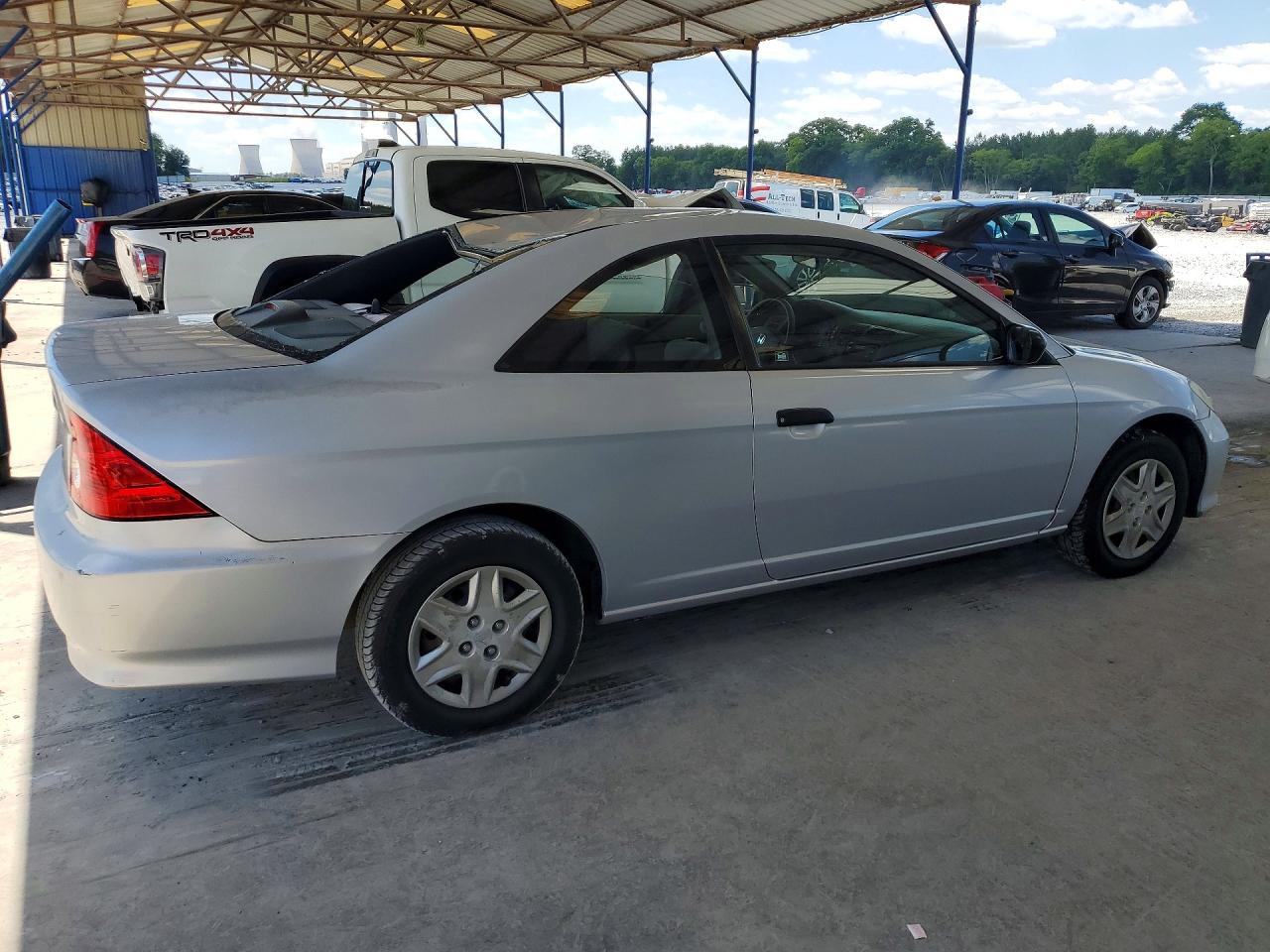 2005 Honda Civic Dx Vp Серый vin: 1HGEM22125L080291