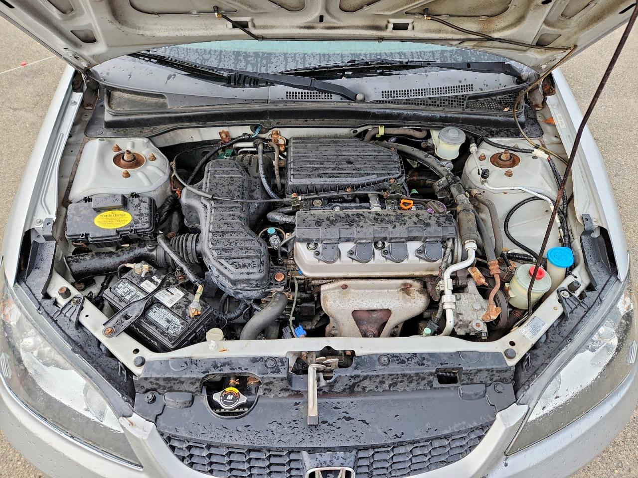2005 Honda Civic Dx Vp Silver vin: 1HGEM22125L080453
