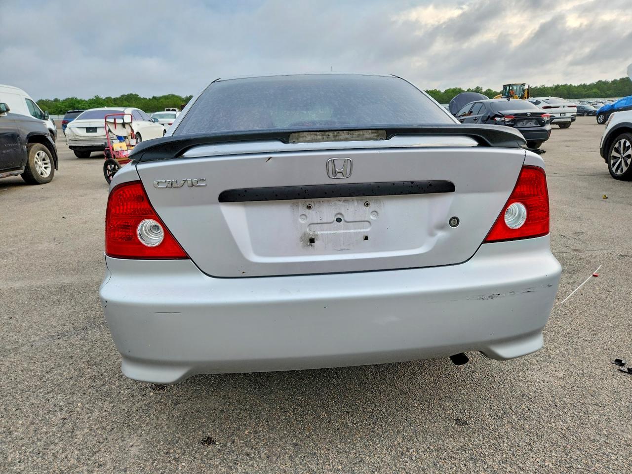 2005 Honda Civic Dx Vp Silver vin: 1HGEM22125L080453