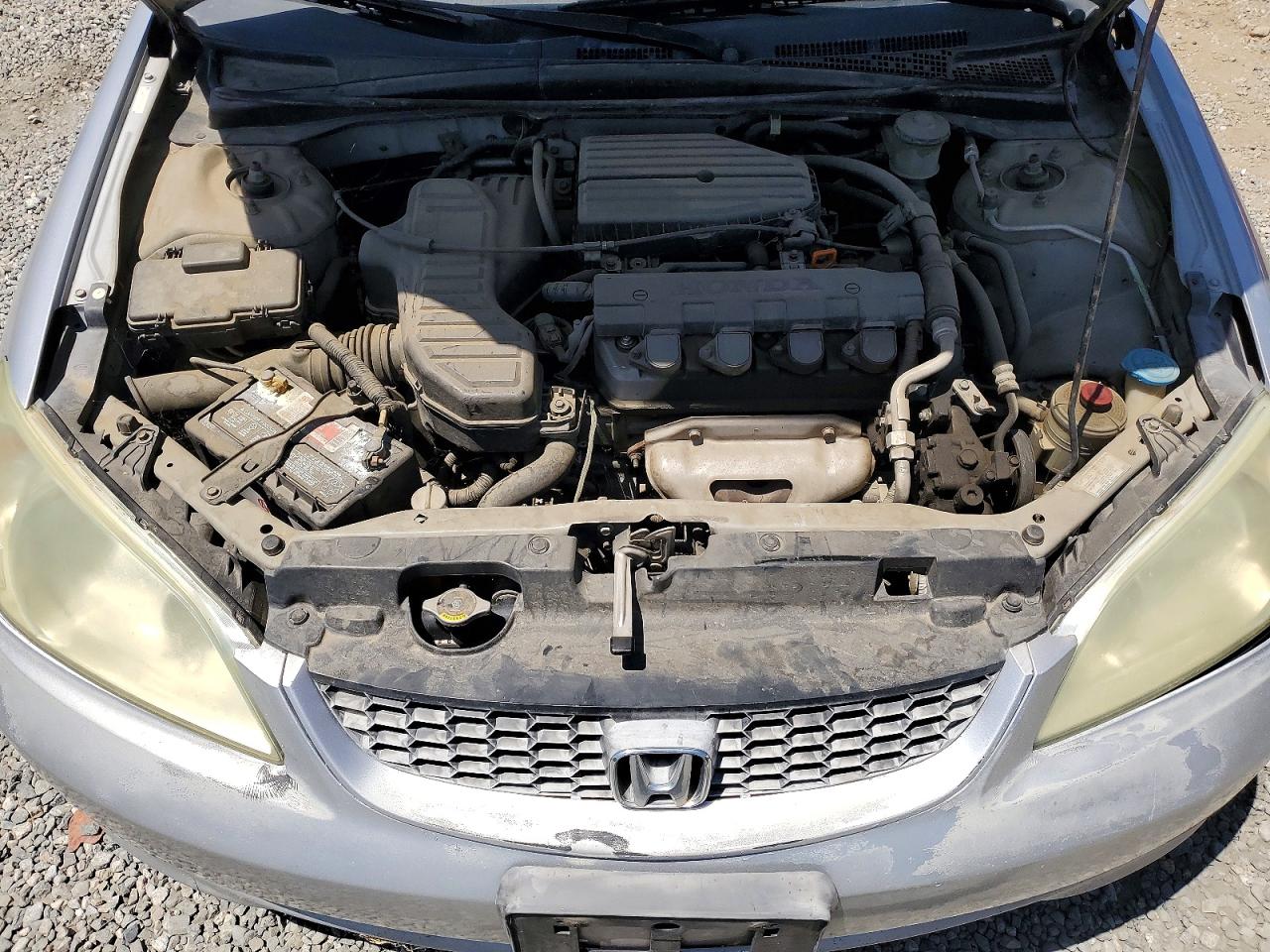 2004 Honda Civic Dx Vp Silver vin: 1HGEM22134L028201