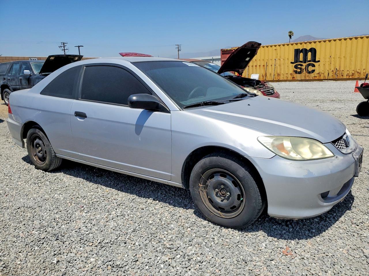 2004 Honda Civic Dx Vp Silver vin: 1HGEM22134L028201