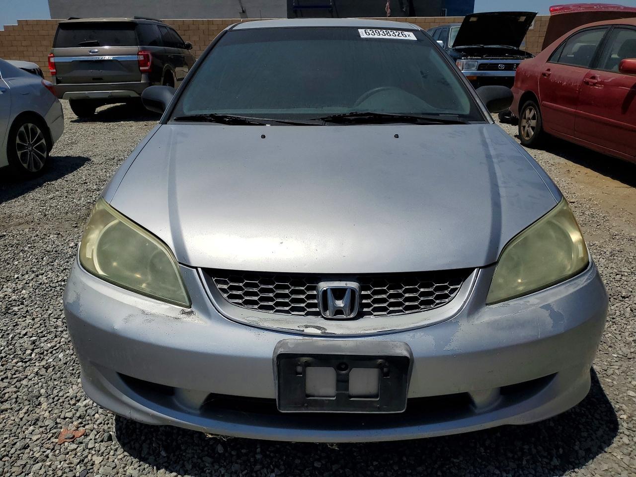 2004 Honda Civic Dx Vp Silver vin: 1HGEM22134L028201