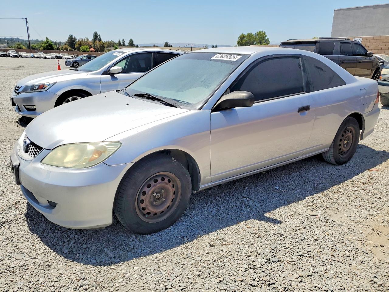 2004 Honda Civic Dx Vp Silver vin: 1HGEM22134L028201
