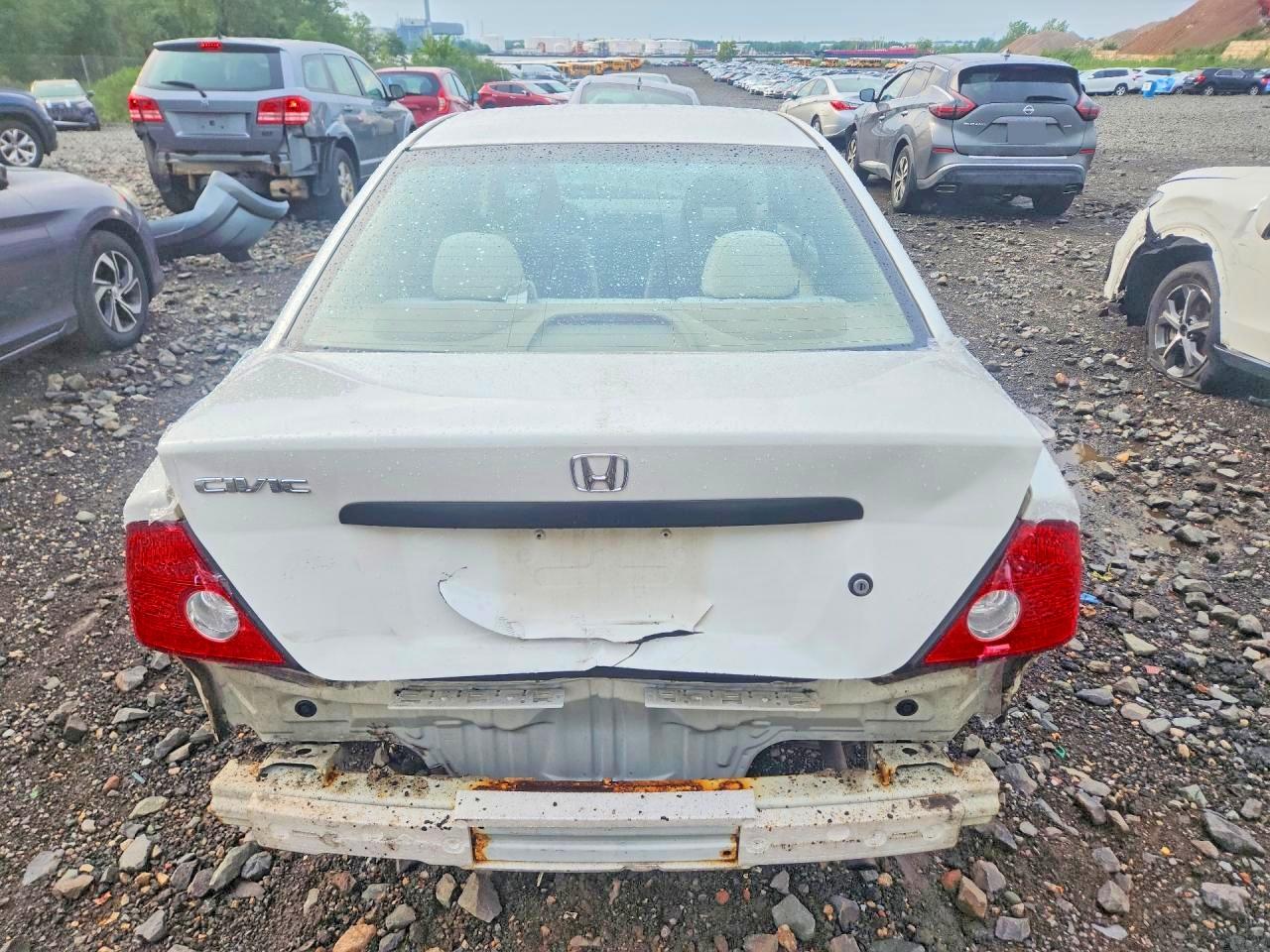 2004 Honda Civic Dx Vp White vin: 1HGEM22134L079021