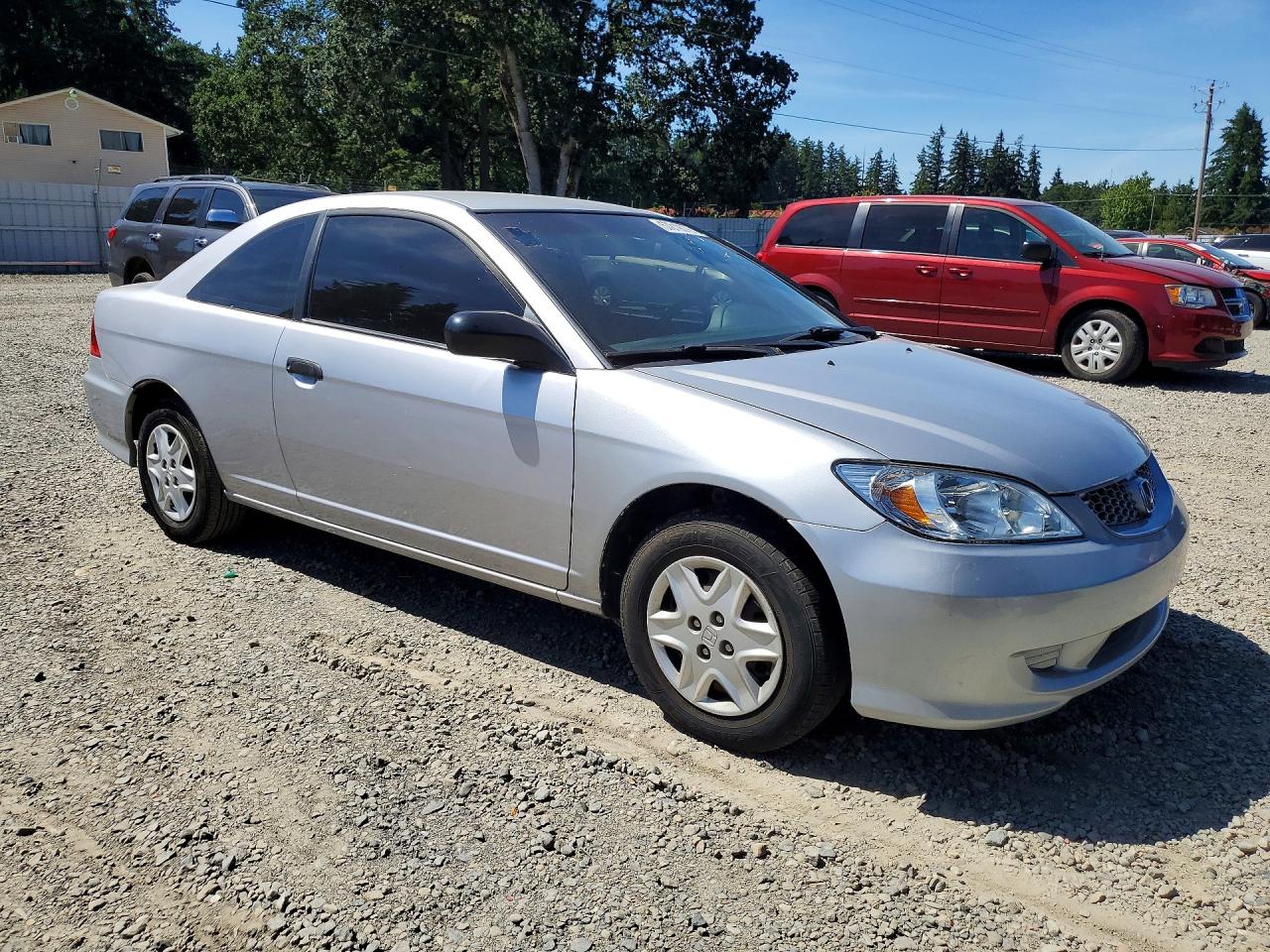 2005 Honda Civic Dx Vp Серебряный vin: 1HGEM22135L005213