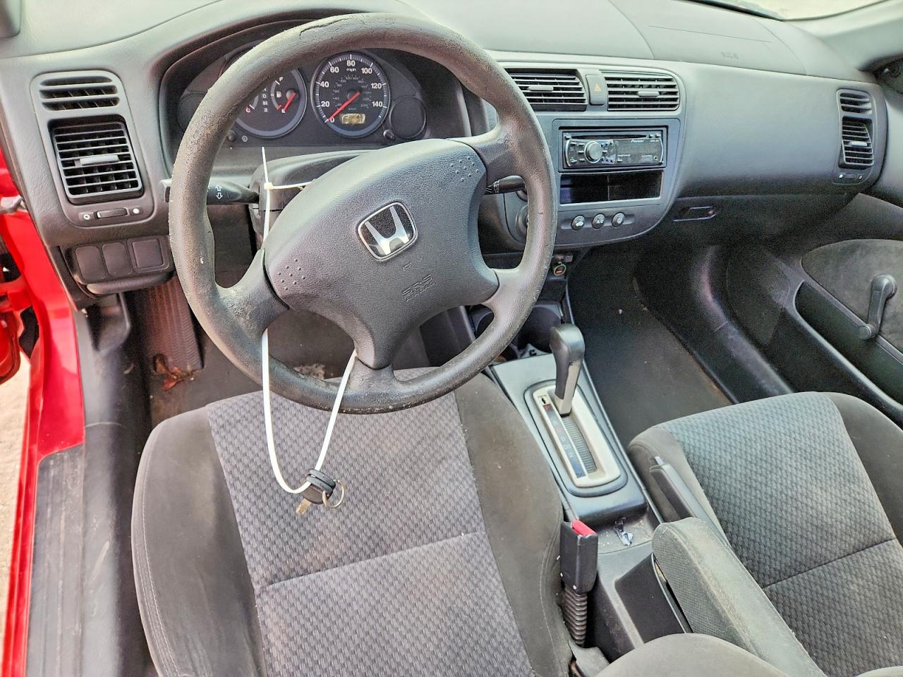 2004 Honda Civic Dx Vp Красный vin: 1HGEM22144L046237