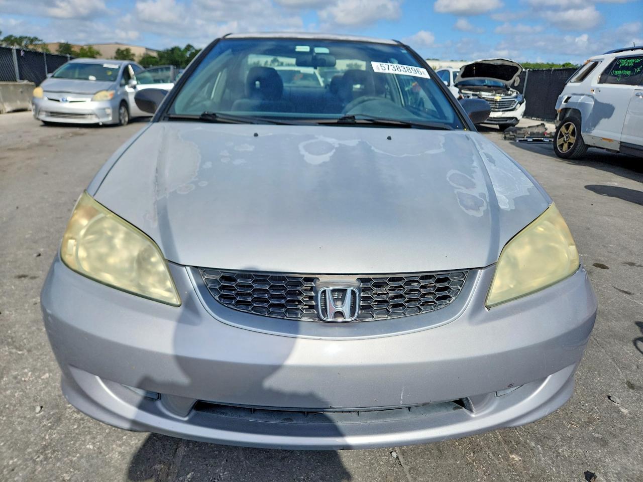 2005 Honda Civic Dx Vp Silver vin: 1HGEM22165L070072