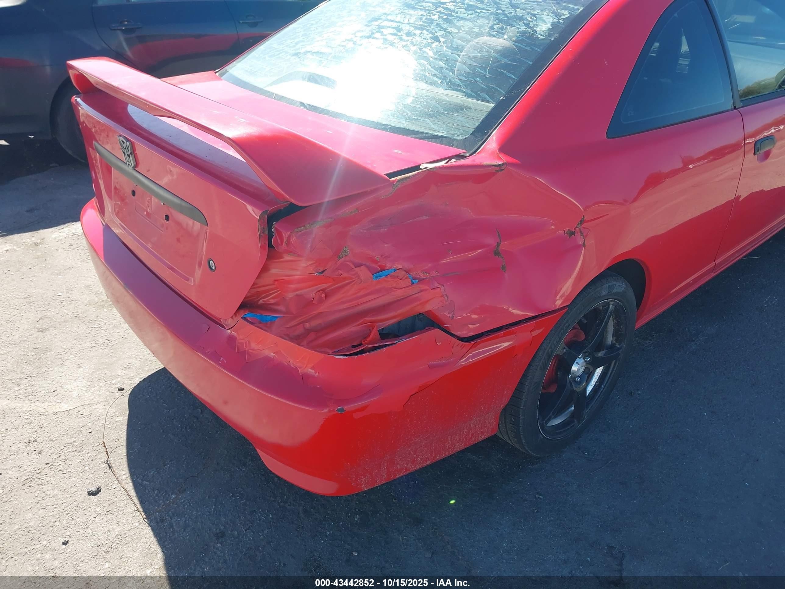 2004 Honda Civic Vp Red vin: 1HGEM22184L046225
