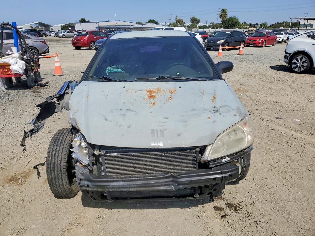 2004 Honda Civic Dx Vp Blue vin: 1HGEM22184L046273
