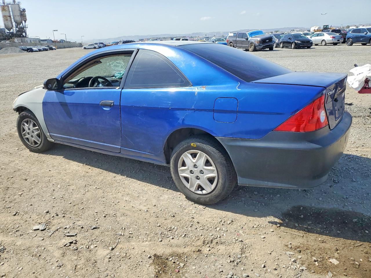 2004 Honda Civic Dx Vp Blue vin: 1HGEM22184L046273