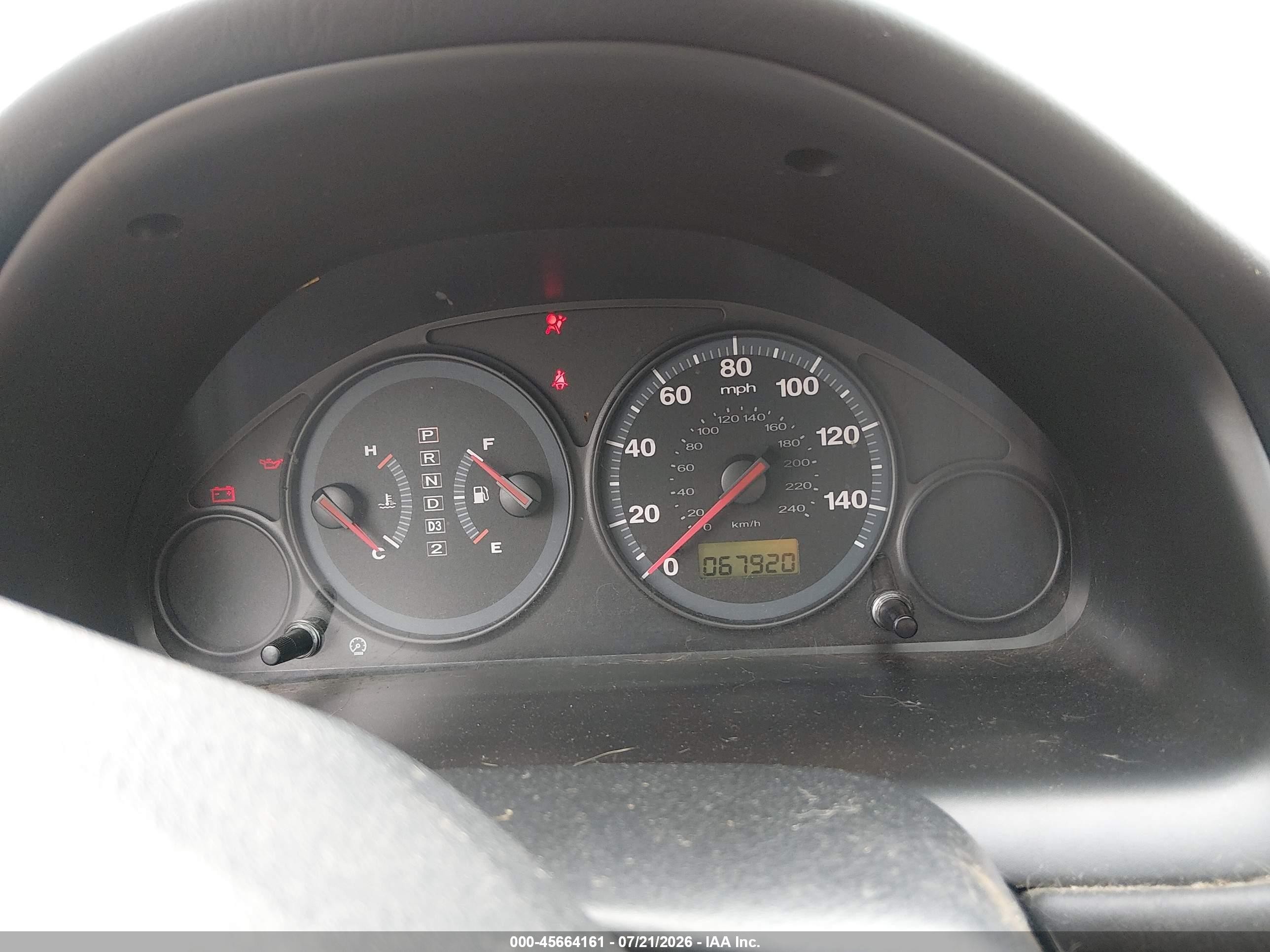 2005 Honda Civic Vp Red vin: 1HGEM22185L050339