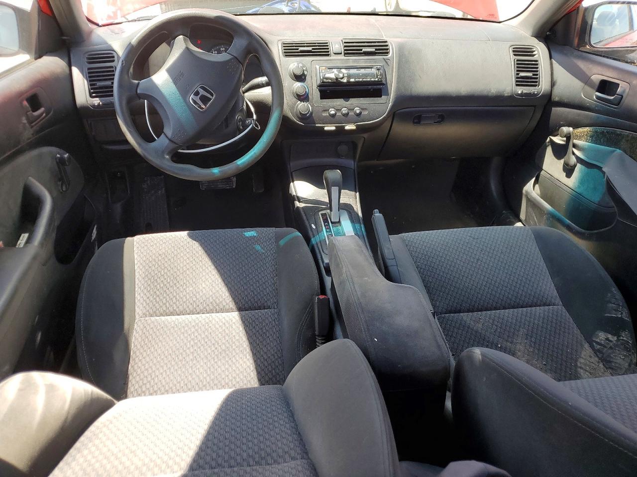 2004 Honda Civic Dx Vp Red vin: 1HGEM221X4L001903
