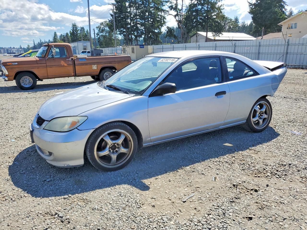 2005 Honda Civic Dx Vp Silver vin: 1HGEM221X5L005189