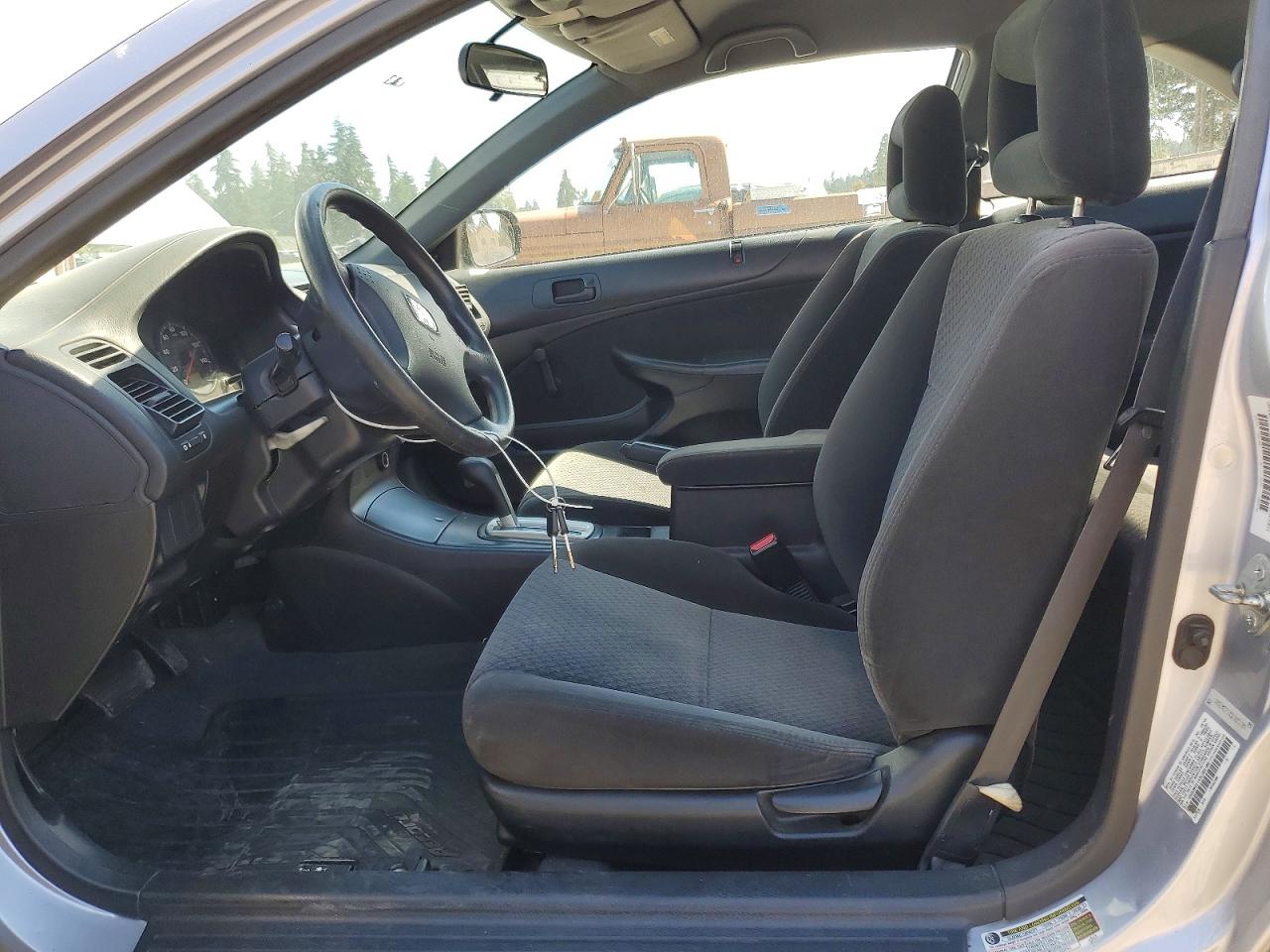 2005 Honda Civic Dx Vp Silver vin: 1HGEM221X5L005189