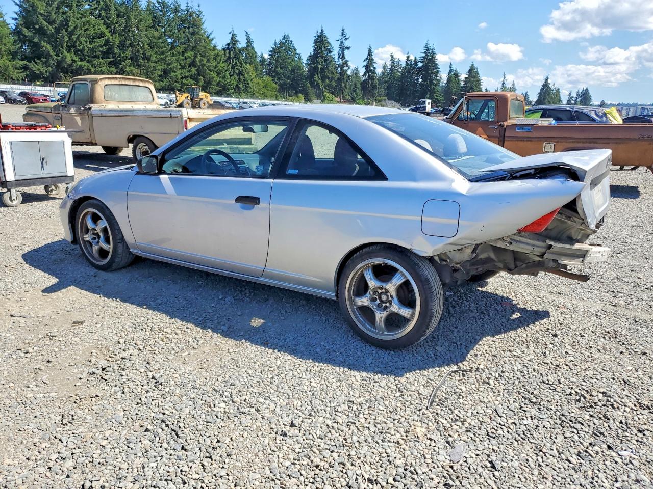 2005 Honda Civic Dx Vp Silver vin: 1HGEM221X5L005189