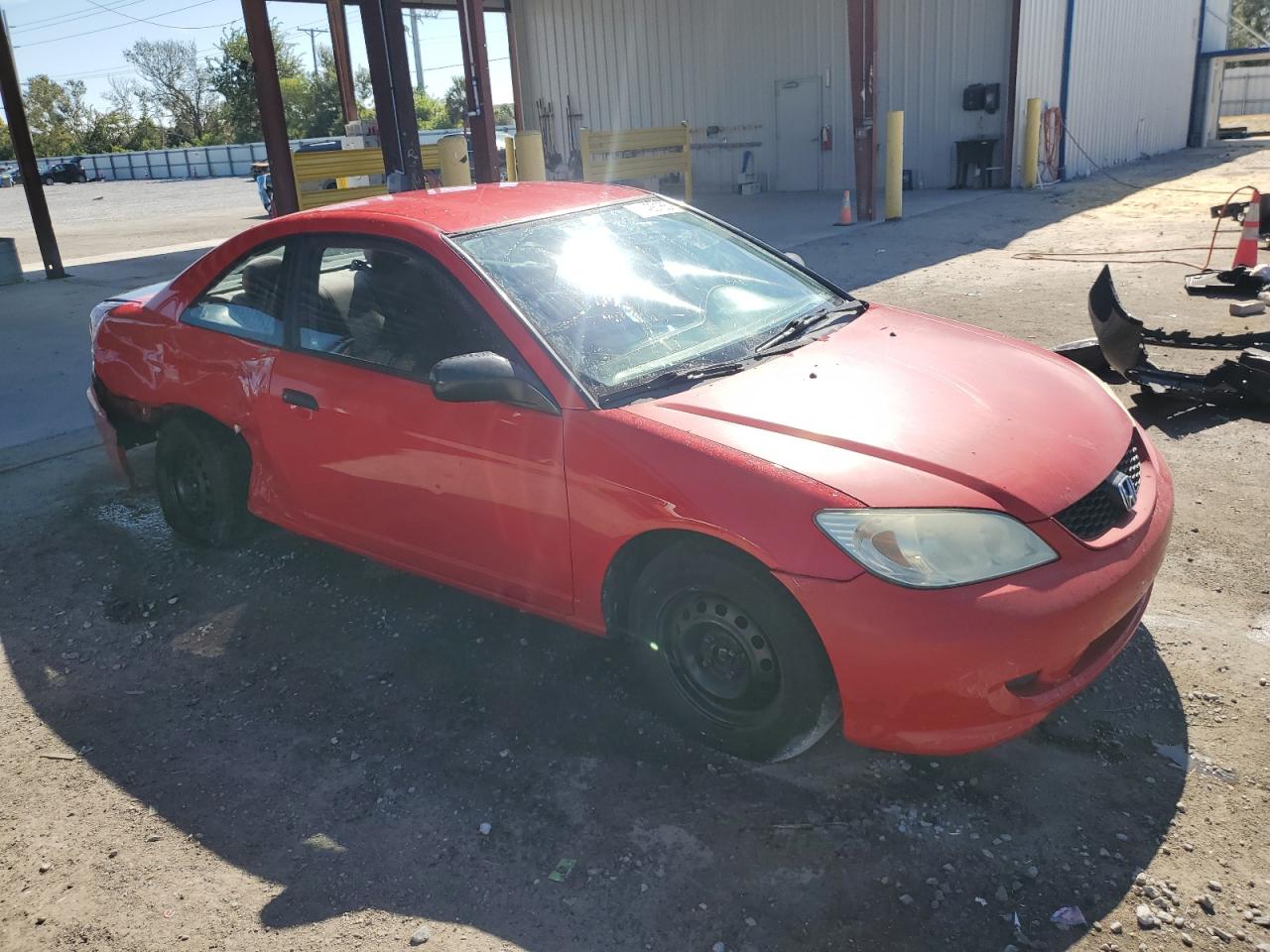 2005 Honda Civic Dx Vp Red vin: 1HGEM22385L036068