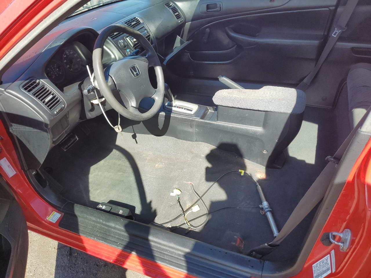 2005 Honda Civic Dx Vp Red vin: 1HGEM22385L036068