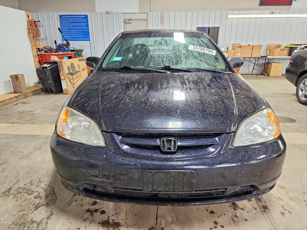 2003 Honda Civic Lx Black vin: 1HGEM22503L017562