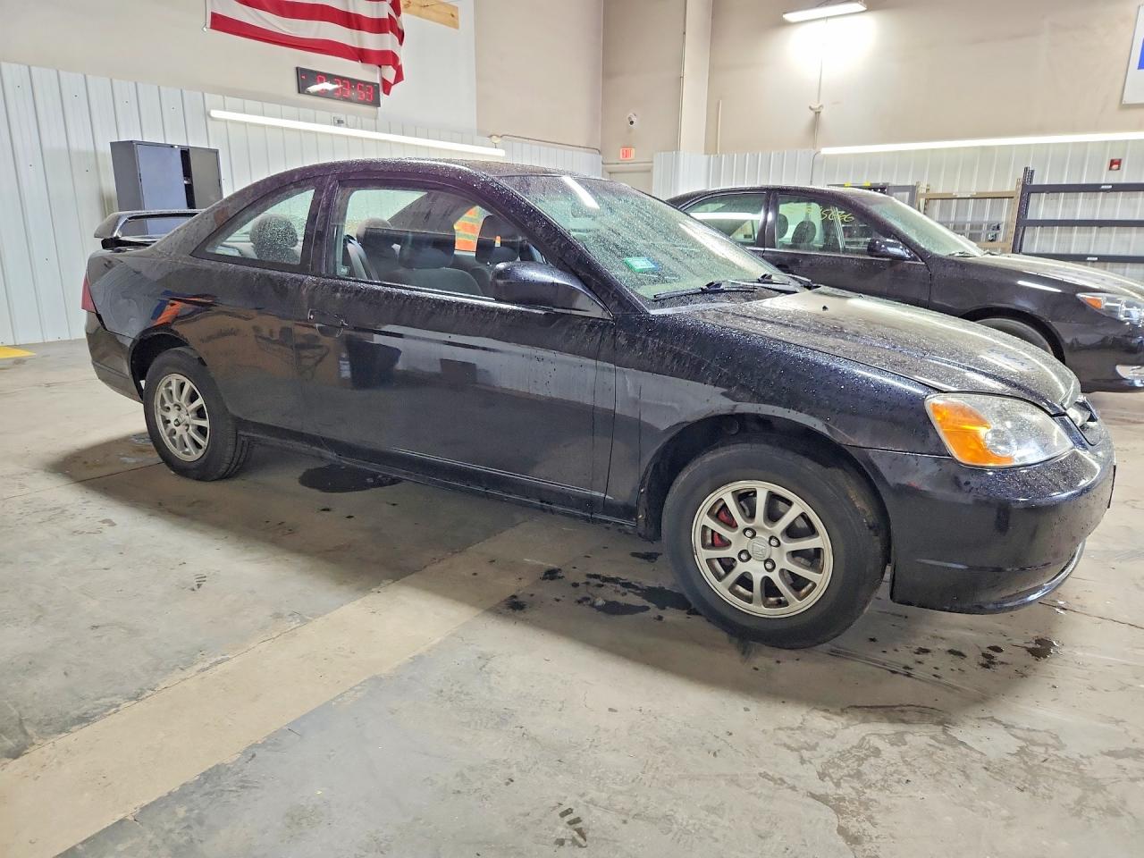 2003 Honda Civic Lx Black vin: 1HGEM22503L017562
